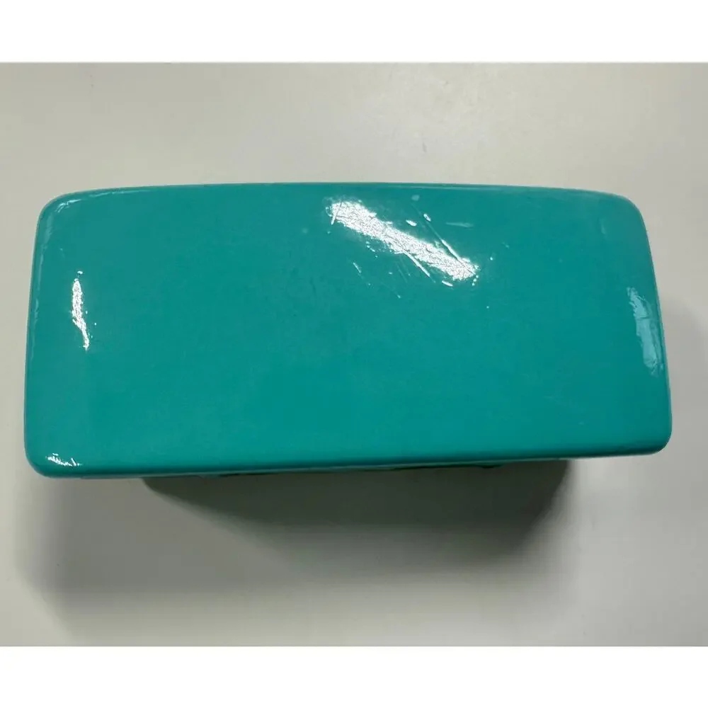 Kate Spade New York Green Hard Cover Eyeglass Sunglasses Case Clamshell